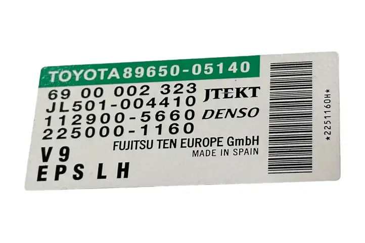 Toyota Avensis T270 (2009 - 2012) 8965005140 Блок управления усилителем руля — фото 6