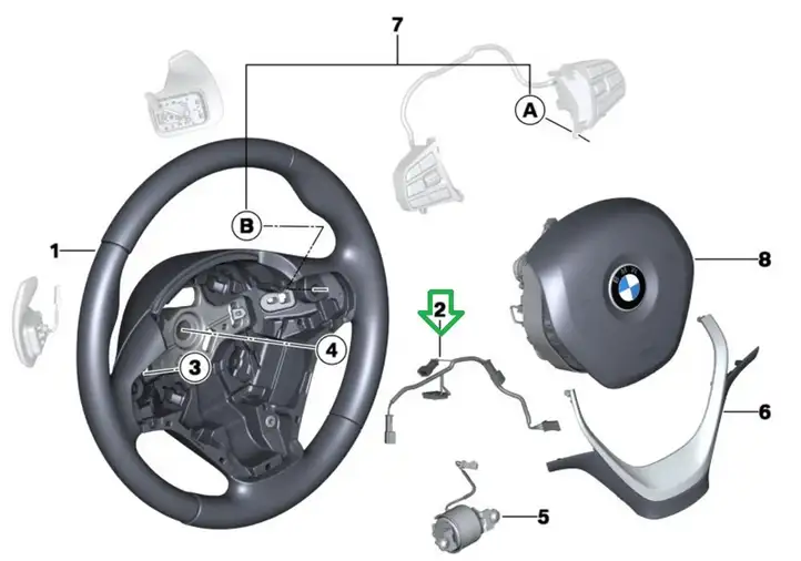 BMW 3 F30 F35 F31 (2012 - 2018) 9483021 Прочая электропроводка — фото 4