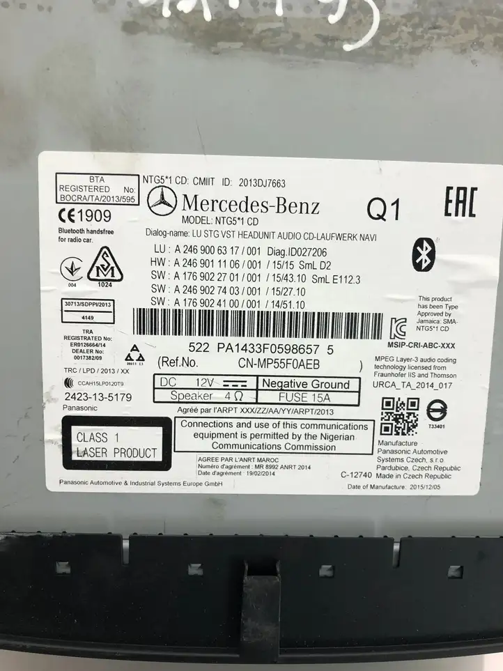 Mercedes-Benz CLA C117,X117,W117 (2013 - 2019) A2469006317 Магнитола / мультимедийная система — фото 3