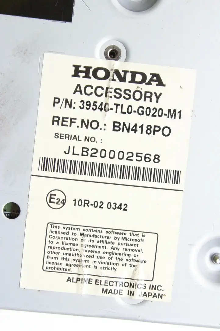 Honda Accord (2008 - 2016) 39540TL0G020M1 Блок навигации GPS — фото 4