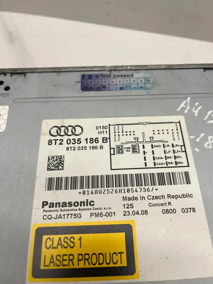 Audi A4 S4 B8 8K (2007 - 2011) 8T2035186B Магнитола / мультимедийная система — фото 6