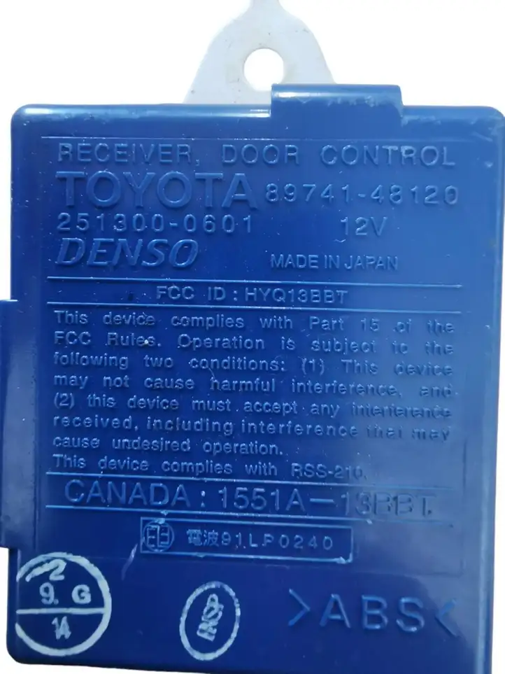 Lexus RX 330 - 350 - 400H (2008 - 2012) 8974148120 Блок бесключевого доступа — фото 4