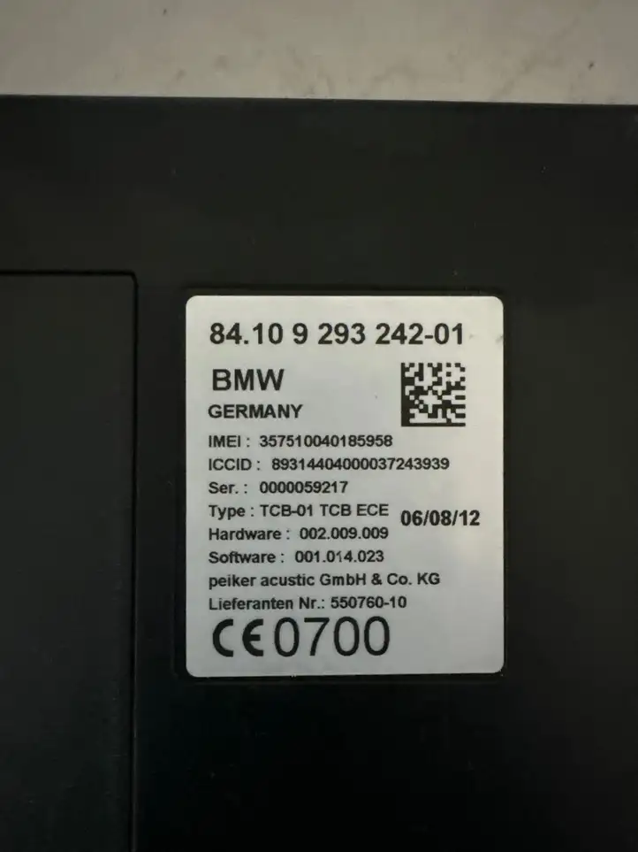 BMW 5 F10 F11 (2009 - 2016) 9293242 Блок GSM — фото 3
