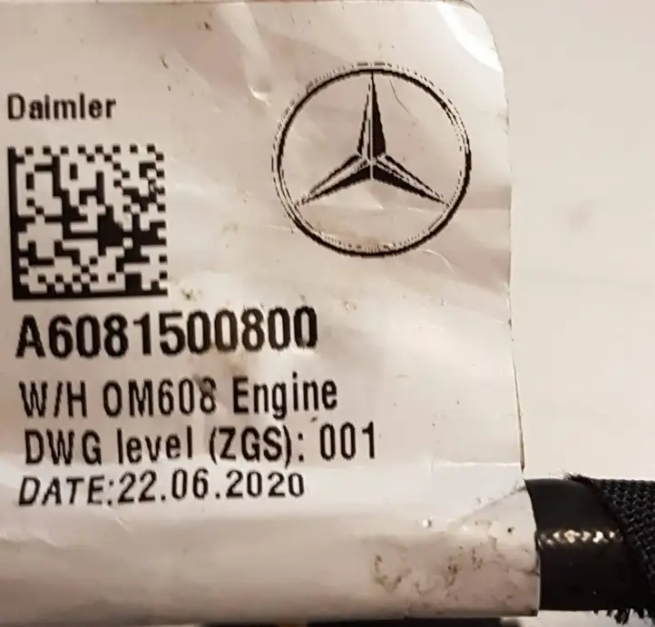 Mercedes-Benz A W177 (2018 - ) A6081500800 Проводка двигателя — фото 11