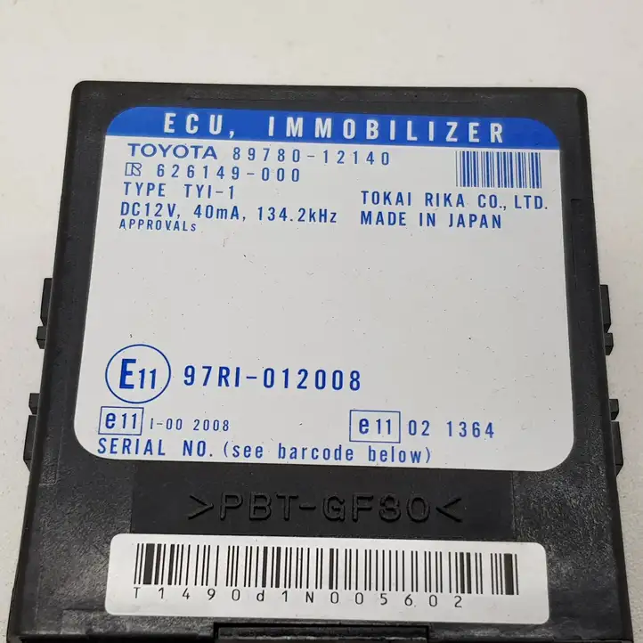 Toyota Corolla E120 E130 (2000 - 2004) 8978012140 Блок иммобилайзера — фото 7
