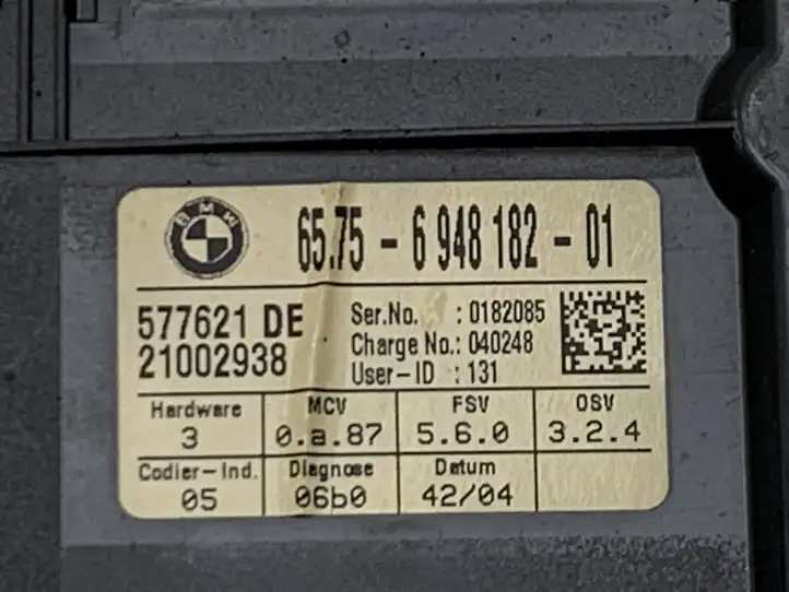 BMW 5 E60 E61 (2004 - 2010) 6948182 Датчик охранной сигнализации — фото 7