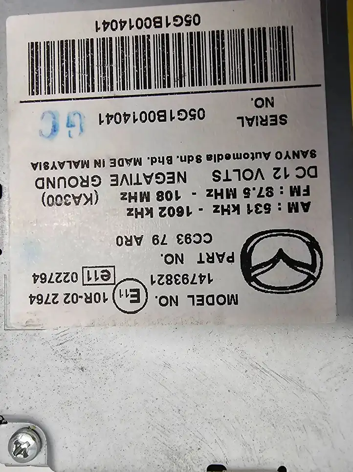 Mazda 5 (2005 - 2010) 14793821 Магнитола / мультимедийная система — фото 4