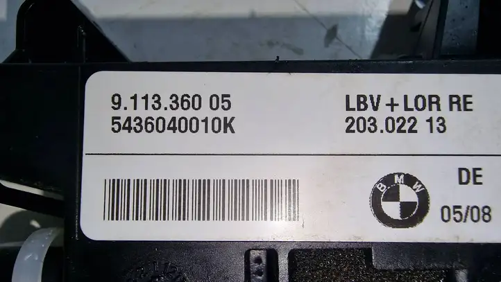 BMW 3 E92 E93 (2005 - 2014) 5436040010K Датчик занятости сиденья — фото 3