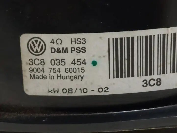Volkswagen PASSAT B6 (2005 - 2010) 3C8035454 Динамики передних дверей — фото 2
