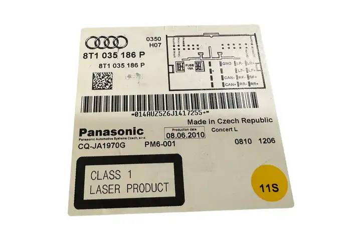 Audi Q5 SQ5 (2008 - 2012) 8T1035186P Магнитола / мультимедийная система — фото 7