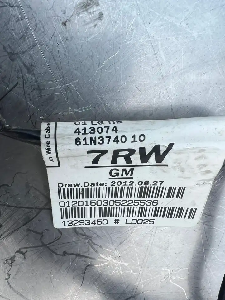 Opel Astra J (2012 - 2015) 13293450 Жгут проводов крышки багажника — фото 2