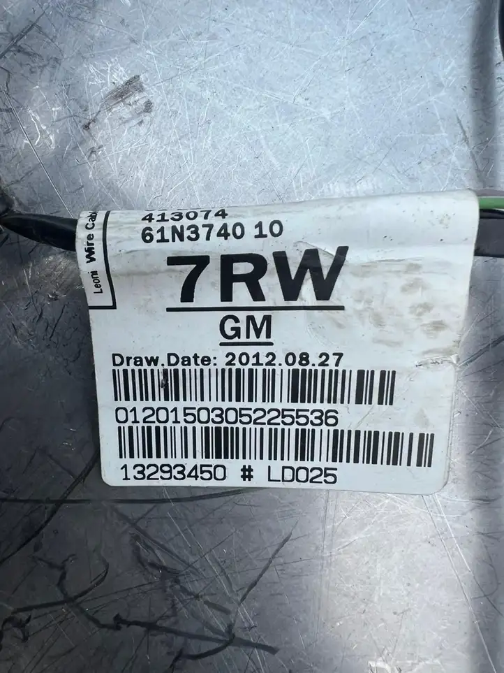 Opel Astra J (2012 - 2015) 13293450 Жгут проводов крышки багажника — фото 5