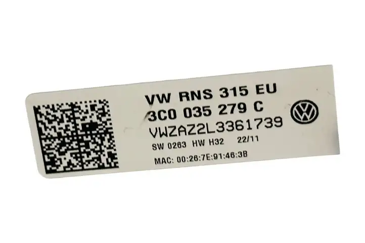 Volkswagen Tiguan (2007 - 2011) 3C0035279C Магнитола / мультимедийная система — фото 2