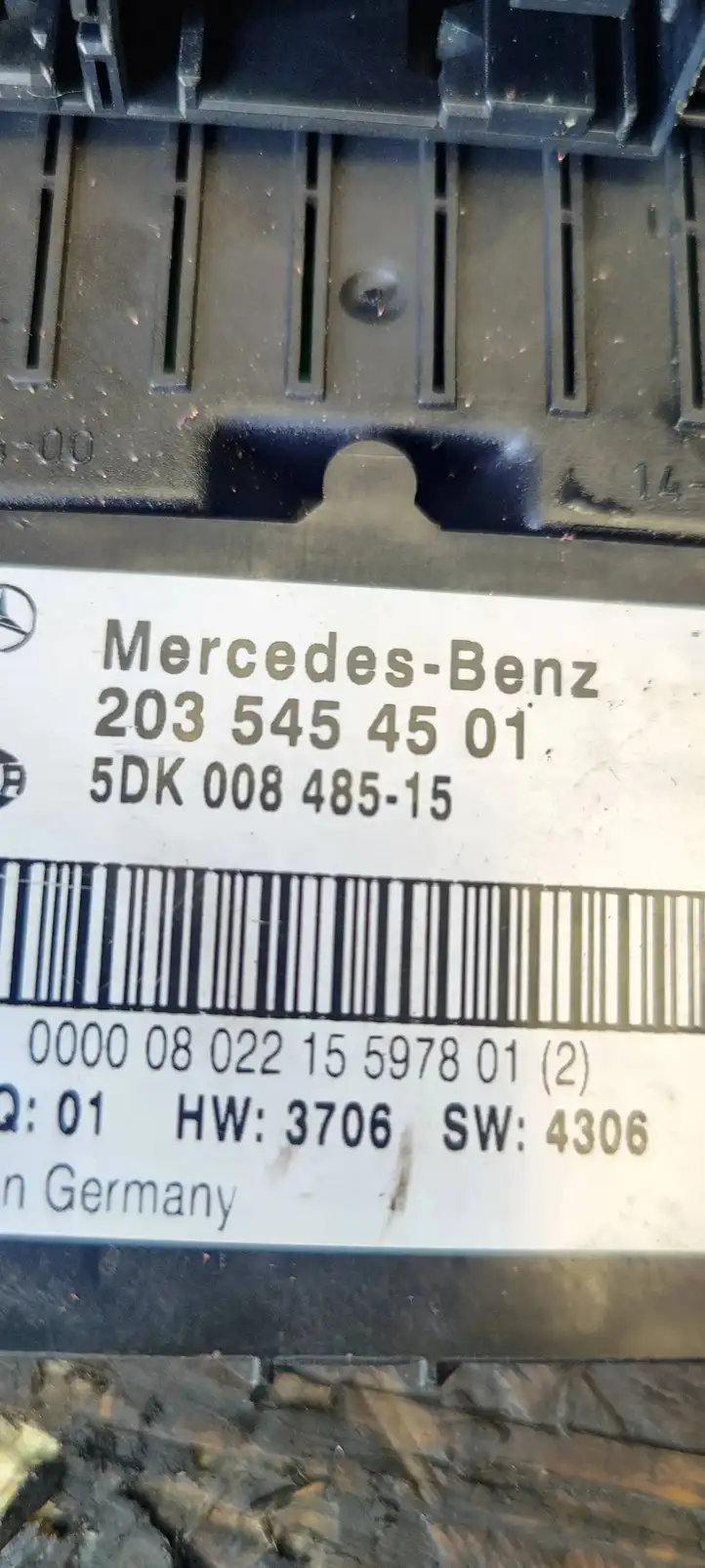 Mercedes-Benz CLC CL 203 (2008 - 2011) 2035454501 Блок предохранителей (комплект) — фото 5