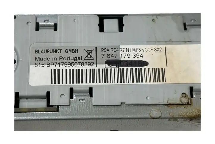 Citroen Berlingo (2003 - 2007) 7647179394 Магнитола / мультимедийная система — фото 9