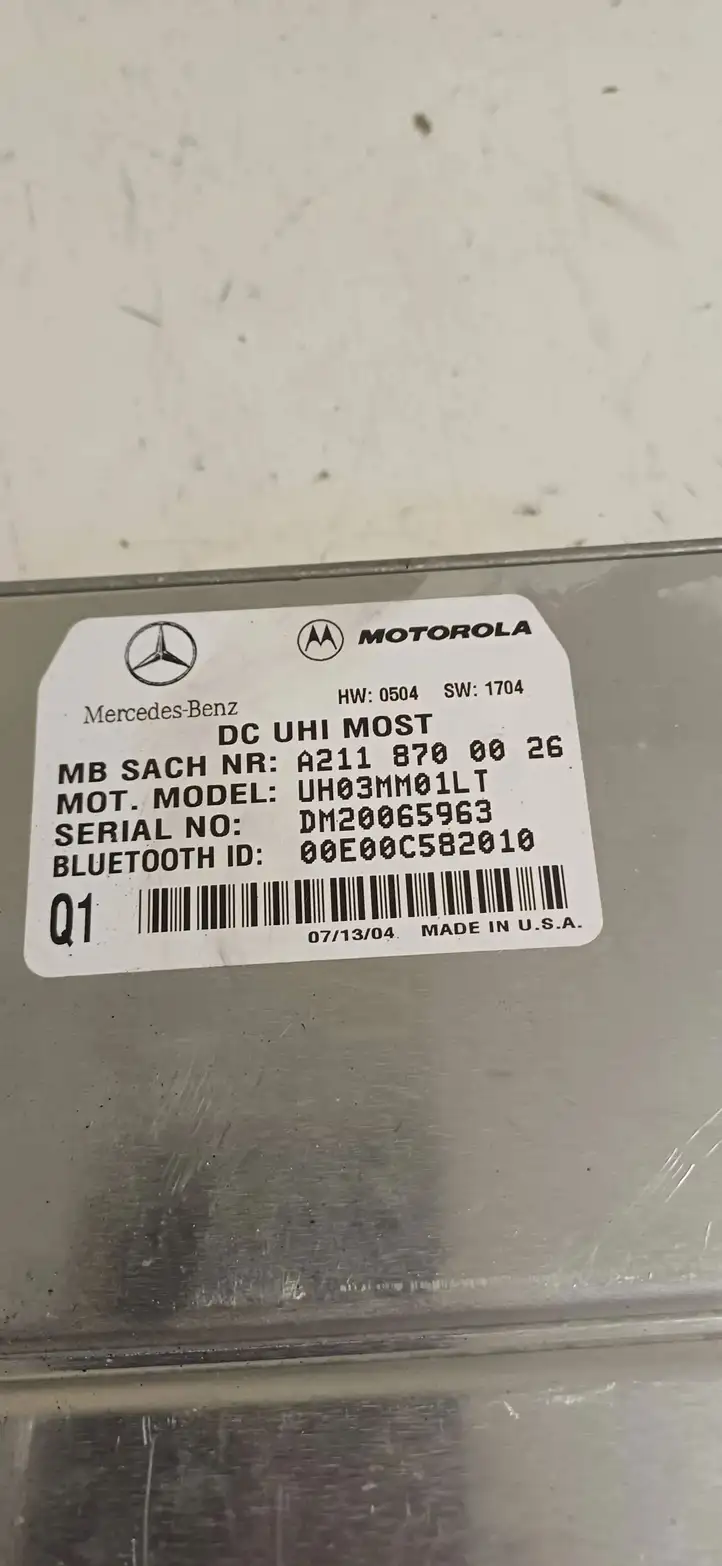 Mercedes-Benz C W203 (2000 - 2007) 2118700026 Блок GSM — фото 3