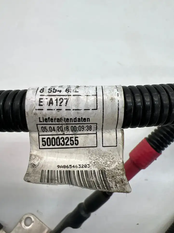 Mini One Cooper F56 F55 (2012 - 2022) 8654632 Плюсовой провод аккумулятора — фото 3