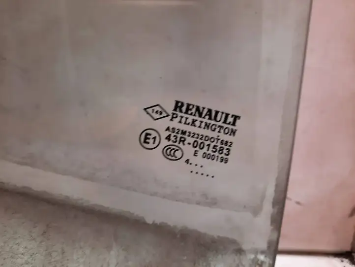 Renault Scenic II - Grand scenic II (2003 - 2006) 43R001583 Стекло задней двери — фото 3