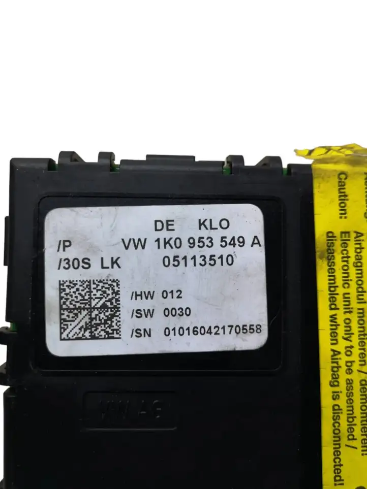 Volkswagen Touran I (2003 - 2010) 1K0953549A Датчик угла поворота руля — фото 6