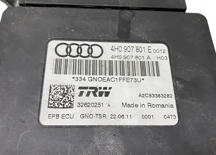 Audi A6 C7 (2011 - 2014) 4H0907801E Блок управления стояночным тормозом — фото 6