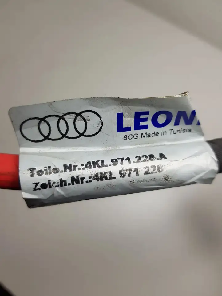 Audi e-tron (2018 - ) 4KL971228A Плюсовой провод аккумулятора — фото 5