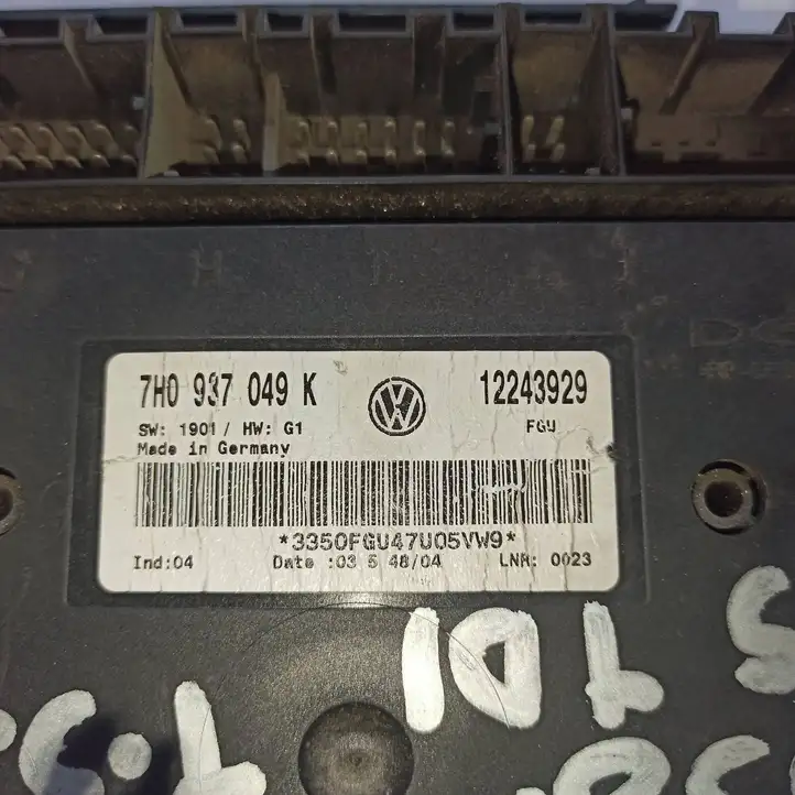 Volkswagen Transporter - Caravelle T5 (2003 - 2009) 7H0937049K Модуль комфорта — фото 3