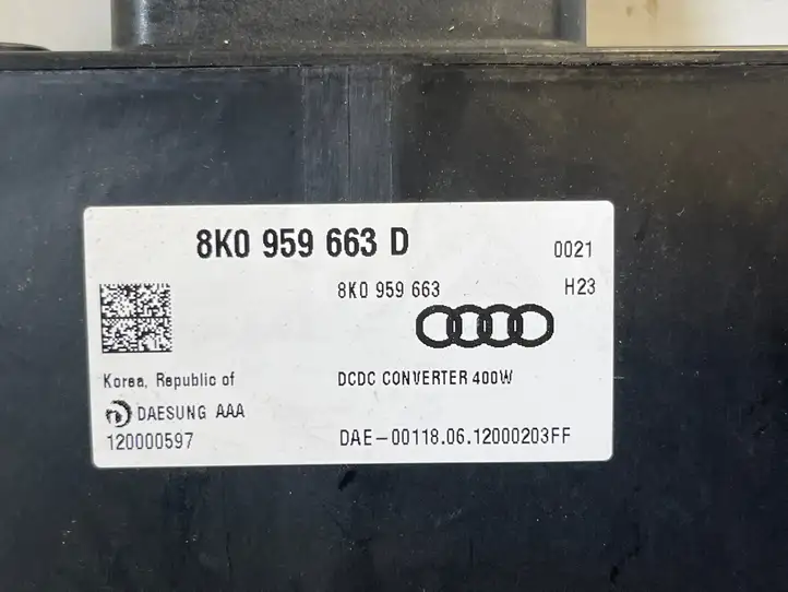 Audi A6 C7 (2011 - 2014) 8K0959663D Преобразователь напряжения — фото 5