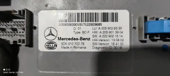 Mercedes-Benz GLC X253/C253 (2015 - ) 5DK01077278 Модуль управления BSM — фото 2