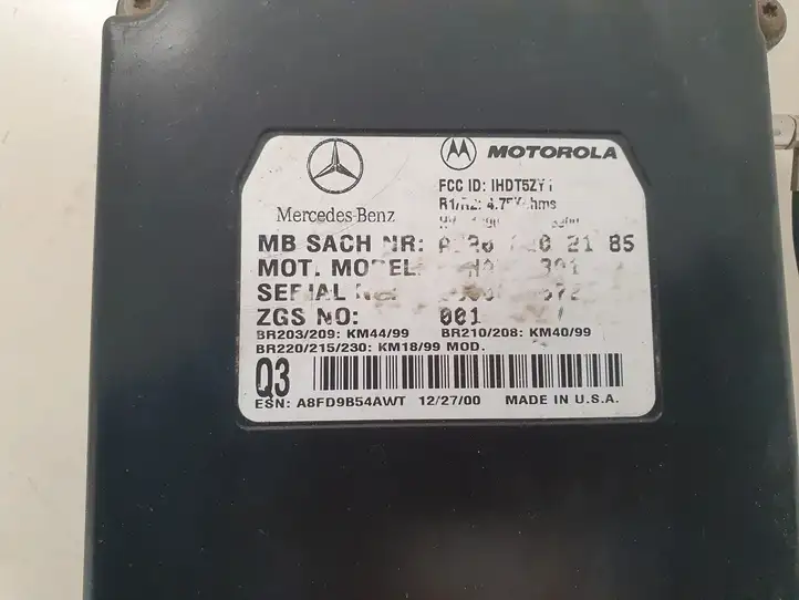 Mercedes-Benz ML W163 (1997 - 2005) A2208202185 Блок GSM — фото 3