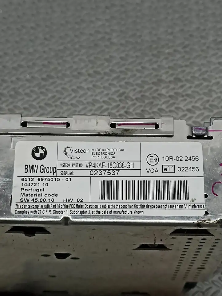 BMW 3 E90 E91 (2005 - 2012) 6975015 Магнитола / мультимедийная система — фото 4