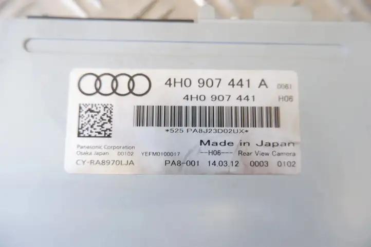 Audi A8 S8 D4 4H (2010 - 2014) 4H0907441A Модуль управления камерой — фото 2