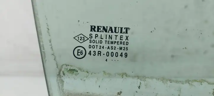 Renault Scenic II - Grand scenic II (2003 - 2006) 43R00049 Стекло передней двери — фото 4