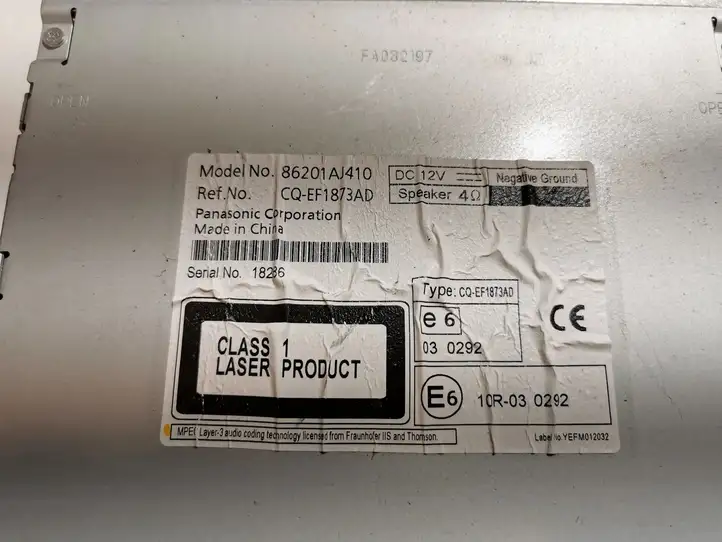 Subaru Legacy (2009 - 2013) 86201AJ410 Магнитола / мультимедийная система — фото 7
