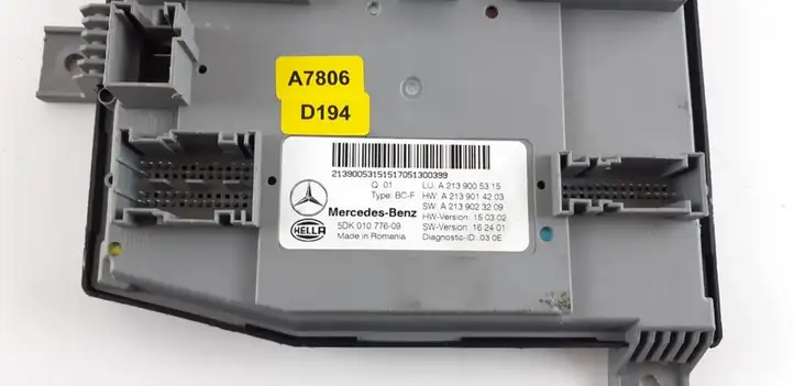 Mercedes-Benz E W213 (2016 - ) A2139005315 Блок SAM — фото 2