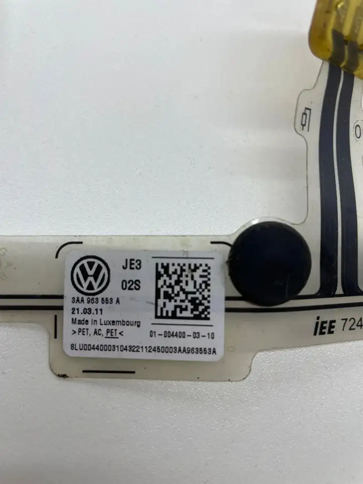Volkswagen PASSAT B7 (2011 - 2014) 3AA963553A Датчик занятости сиденья — фото 3