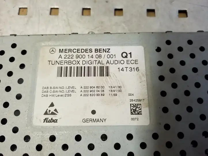 Mercedes-Benz GLC X253/C253 (2015 - ) A2229001408 Блок Hi-Fi аудиосистемы — фото 3