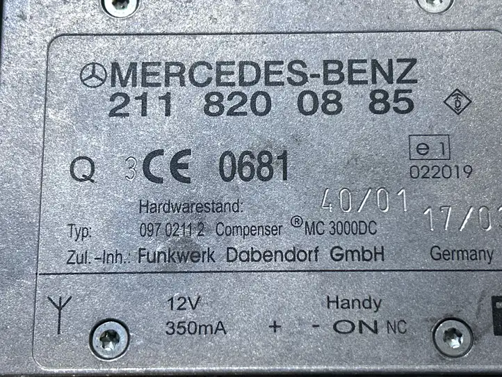 Mercedes-Benz E W211 (2002 - 2009) 2118200885 Блок управления антеннами — фото 3