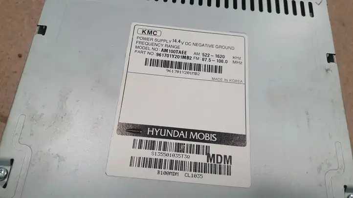 Kia Picanto (2011 - 2015)  961701Y201MB2 Радио/ проигрыватель CD/DVD / навигация