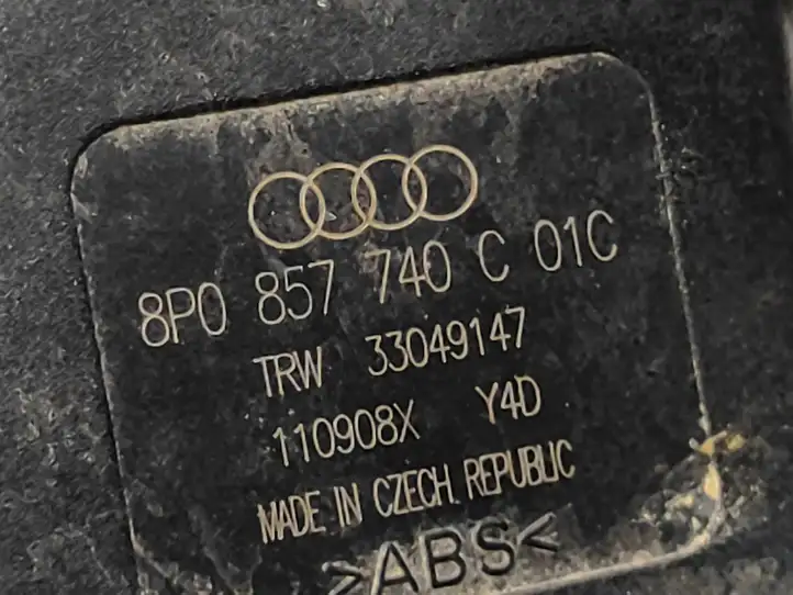 Audi A3/S3 8P (2008 - 2013) 8P0857740C Центральный ремень безопасности — фото 8