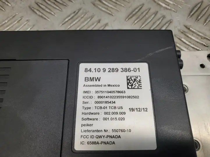 BMW 5 F10 F11 (2009 - 2016) 9289386 Bluetooth модуль — фото 3