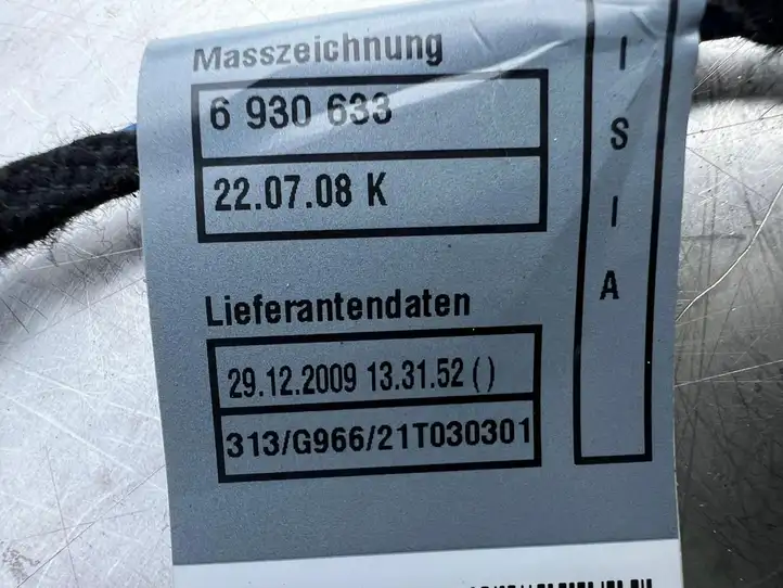 BMW 3 E90 E91 (2005 - 2012) 6930633 Проводка задней двери — фото 2