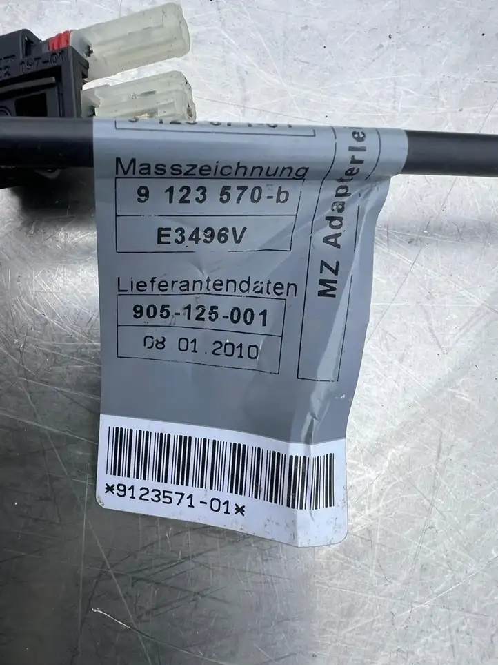 BMW 3 E90 E91 (2005 - 2012) 9123570 Минусовой провод аккумулятора — фото 1