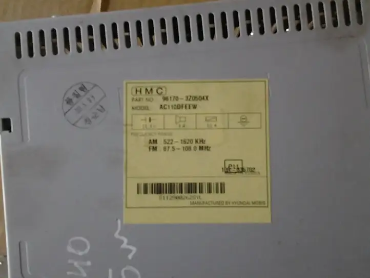 Hyundai i40 (2011 - ) 961703Z0504X Магнитола / мультимедийная система — фото 3