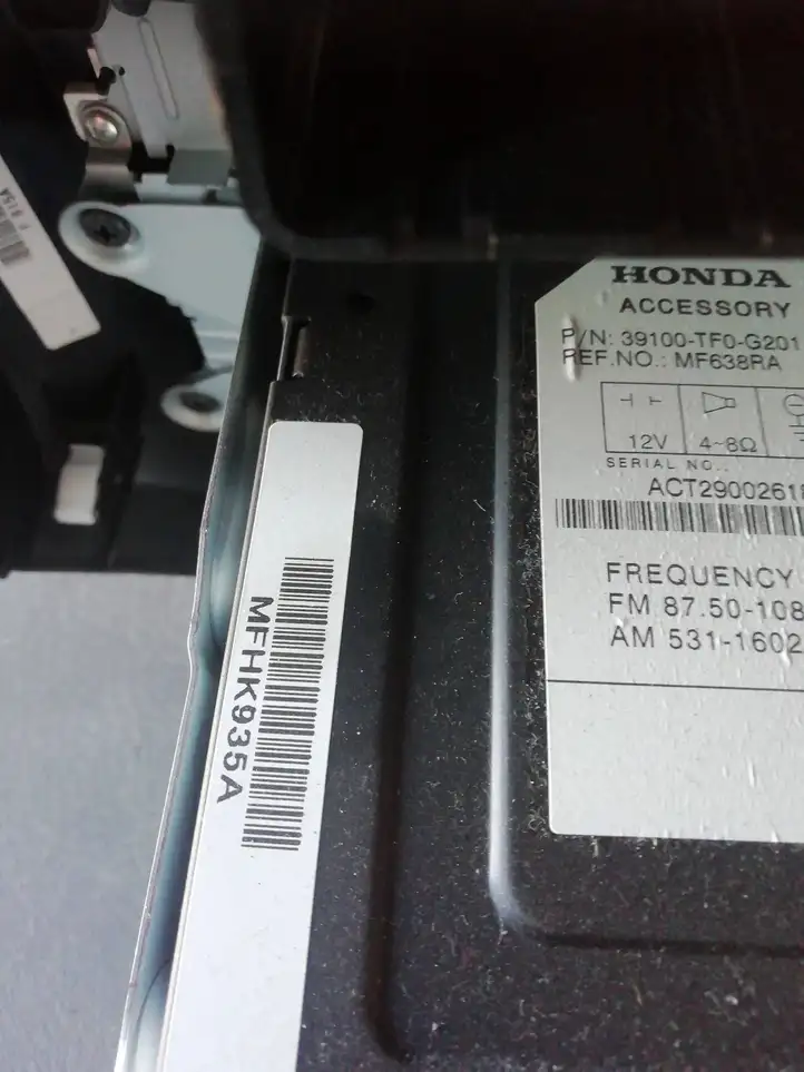Honda Jazz (2008 - 2014) 39100TF0G201 Магнитола / мультимедийная система — фото 2