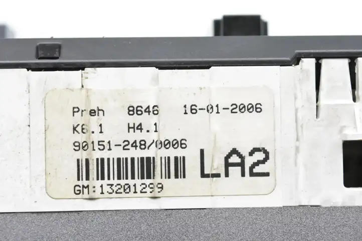 Opel Astra H (2004 - 2009) 13201299 Блок управления кондиционером — фото 4