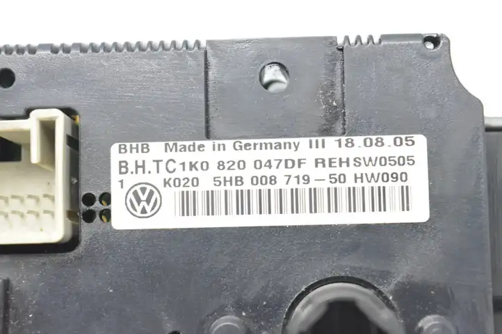 Volkswagen Golf V (2003 - 2009) 1K0820047DF Блок управления кондиционером — фото 4