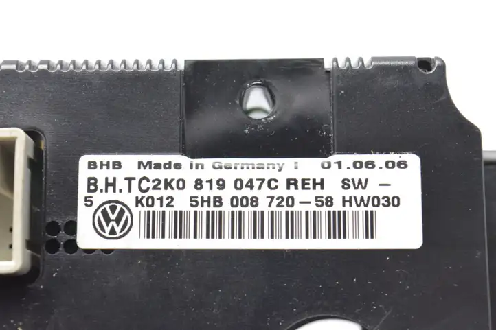 Volkswagen Caddy (2004 - 2010) 2K0819047C Блок управления кондиционером — фото 3