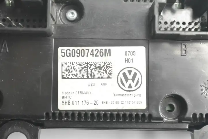 Volkswagen Golf VII (2013 - 2019) 5G0907426M Блок управления кондиционером — фото 4