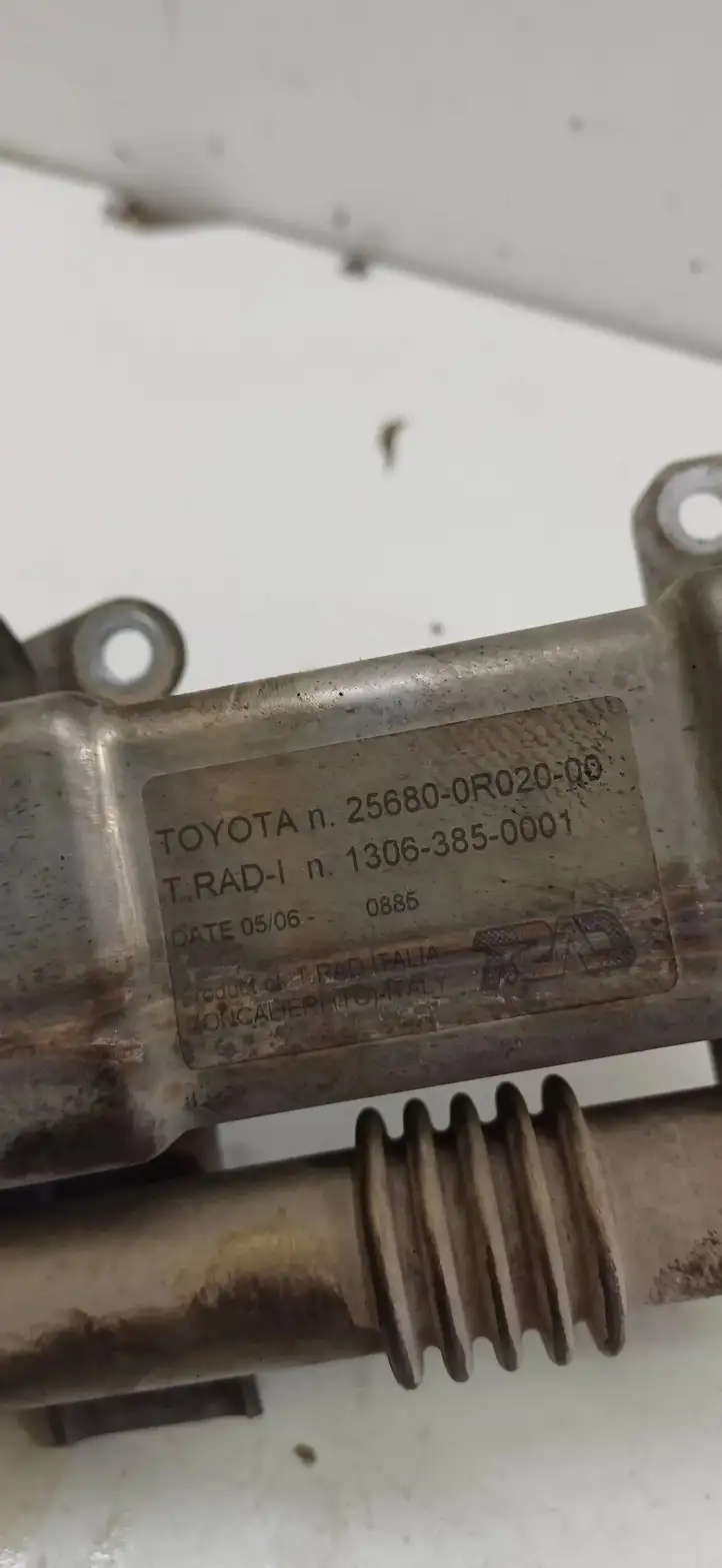 Toyota Corolla Verso E121 (2004 - 2007) 256800R02000 Охладитель клапана EGR — фото 3