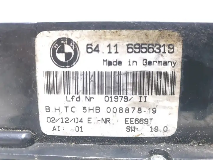 BMW 3 E46 (1998 - 2005) 64116956319 Блок управления кондиционером — фото 3
